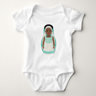 Äthiopischer Matrjoschka-Baby-Body Baby Strampler