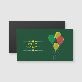 Äthiopischer Neujahrswunsch in der Äthiopischen Sa Magnetkarte