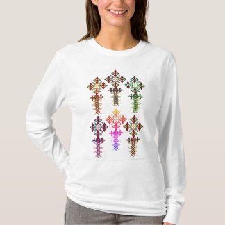 Äthiopischer querer langer Hülsen-T - Shirt
