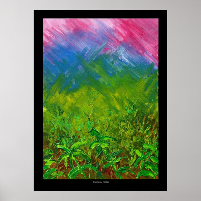 Äthiopischer Wald Poster (Vorne)