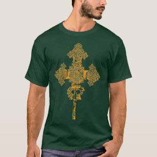 Äthiopisches Kreuz äthiopisch-orthodoxes Kirchen T-Shirt