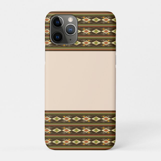 Äthiopisches Tebeb-Muster Case-Mate iPhone Hülle (Rückseite)