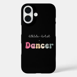 Athlet + Künstler = Tänzer, Lustige Geschenke für iPhone 16 Hülle