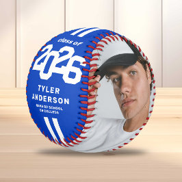 Athlete 2025 Blue Abschluss Custom Foto Baseball