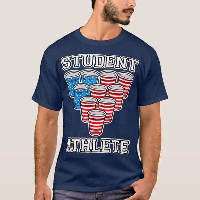 Athlete Beer Pong Uni T-Shirt (Vorderseite)