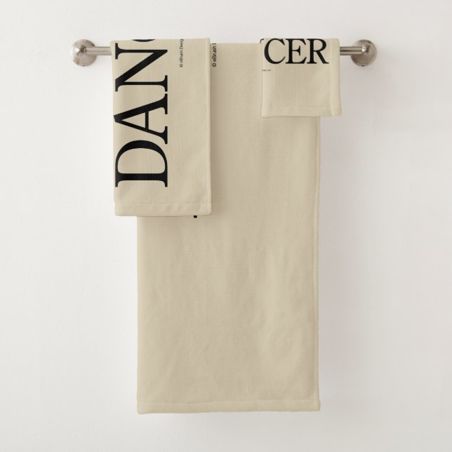 Athlete + Künstler = Tänzer Badhandtuch Set (Insitu)