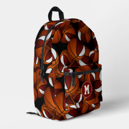 Athlete Monogramm-Marokladenkäbchen Bedruckter Rucksack