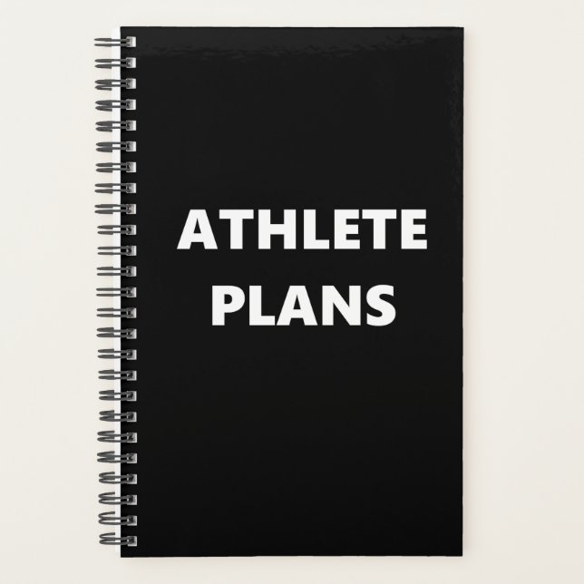 Athlete Planner Sport Thema Athlete Pläne Planer (Vorderseite)