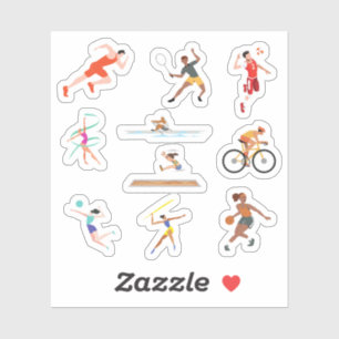 Athlete Stickers Aufkleber