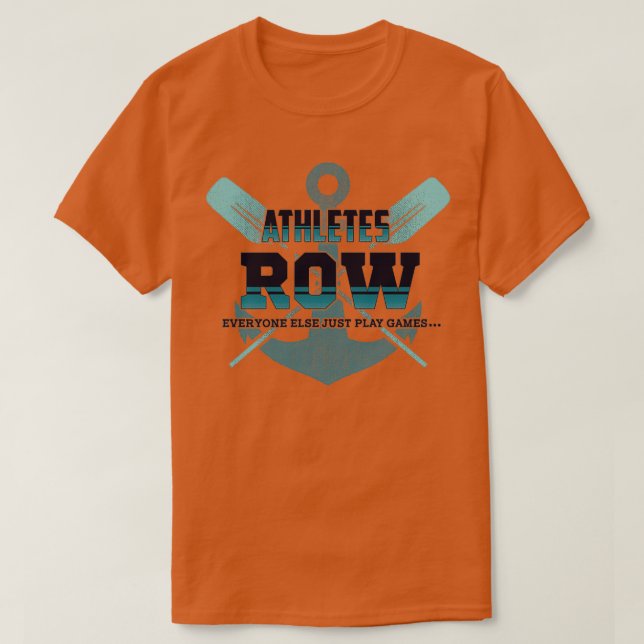 Athleten ruhen alle anderen nur Spiele spielen T-Shirt (Design vorne)