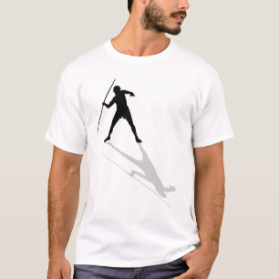 Athletensport der Speer-Wurfs-Leichtathletikmänner T-Shirt