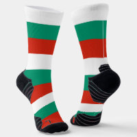 Athletic Crew Sock mit bulgarischer Flagge