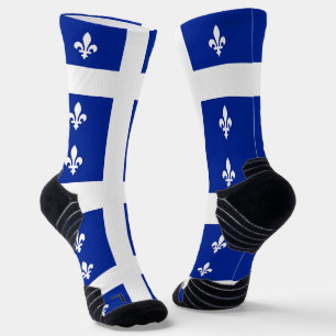 Athletic Crew Sock mit der Flagge von Quebec, Kana Socken