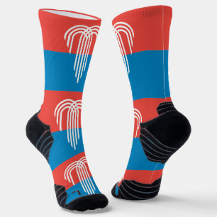 Athletic Crew Sock mit Fahne von Kansas City, USA Socken