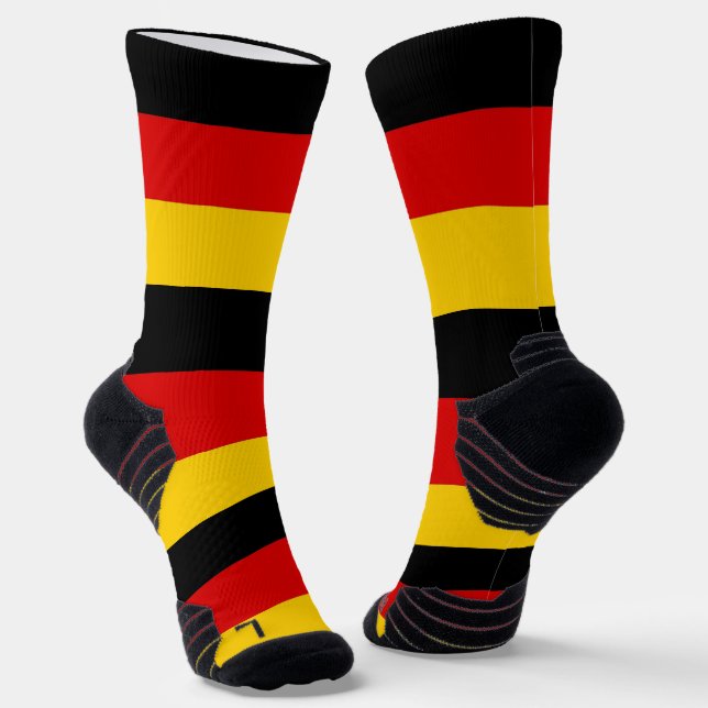 Athletic Crew Sock mit Flagge in Deutschland Socken (Gewinkelt)