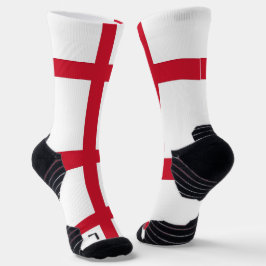 Athletic Crew Sock mit Flagge von England, Großbri Socken