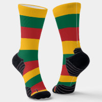 Athletic Crew Sock mit litauischer Flagge
