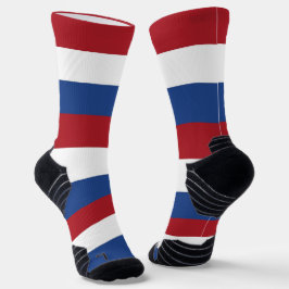 Athletic Crew Sock mit niederländischer Flagge Socken