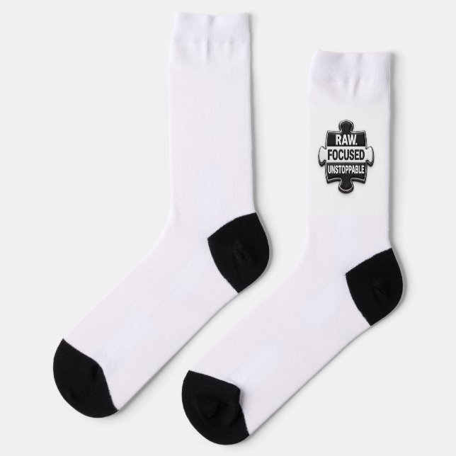 Athletic Crew Socks | Powerof3Brand Socken (Linkes Detail)