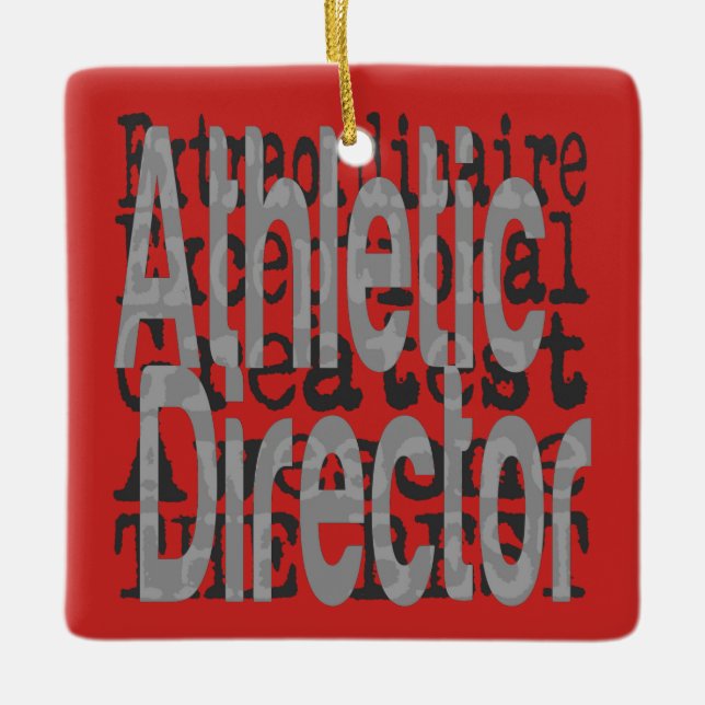 Athletic Director Extraordinator Keramikornament (Vorderseite)