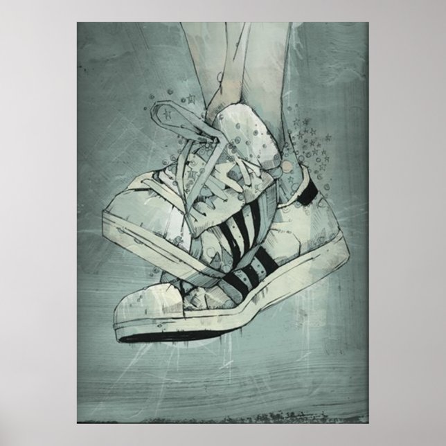 Athletic Feet Poster (Vorne)