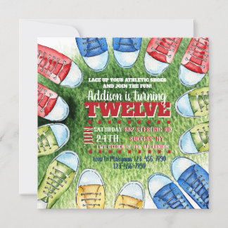 Athletic Shoes Square Einladung