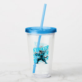Athletic Soccer Cat Tumbler - Kids Game Day Hydrat Acryltrinkbecher
