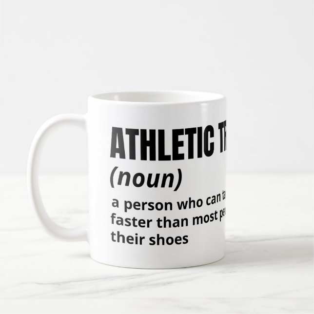 Athletic Trainer Coffee Tasse - Funny Definition (Links)