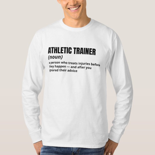 Athletic Trainer Definition Apparet for Men T-Shirt (Vorderseite)