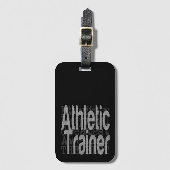 Athletic Trainer Extraordinator Gepäckanhänger (Vorderseite Vertikal)