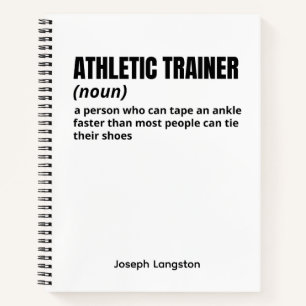 Athletic Trainer - Funny Definition Journal Notizbuch