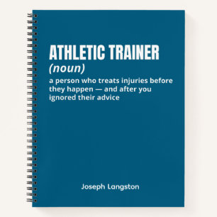 Athletic Trainer - Funny Study Notebook Notizbuch