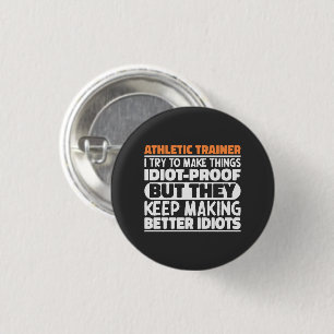 Athletic Trainer Ich versuche, Dinge zu einem lust Button