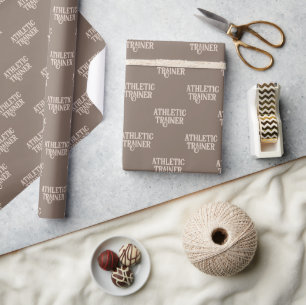 Athletic Trainer Sportschulung Geschenkpapier
