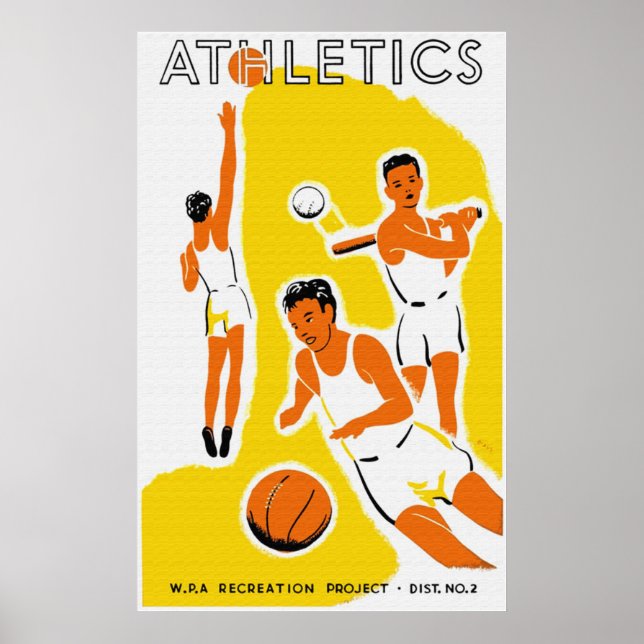Athletics Poster 2 (Vorne)