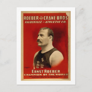 Athletics Poster Postkarte