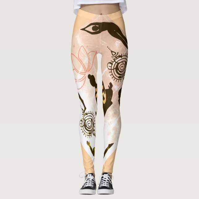 Athletik-Freizeitmode Yogamode Aktivkleidung Stil  Leggings (Vorderseite)