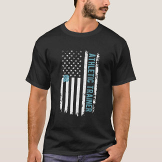 Athletiktrainer US-Flagge Athletiktraining T-Shirt