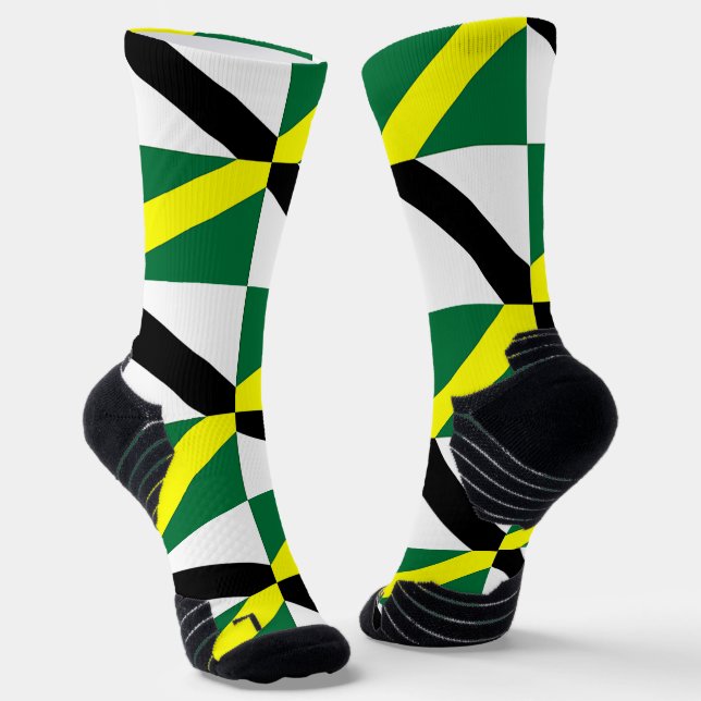 Athletische Crew Sock mit Fahne von Monterey, USA Socken (Gewinkelt)