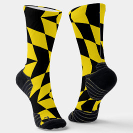 Athletische Crew Sock mit Münchner Flagge, Bayern Socken