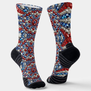 Athletische Crew Sock mit niederländischen Farben Socken