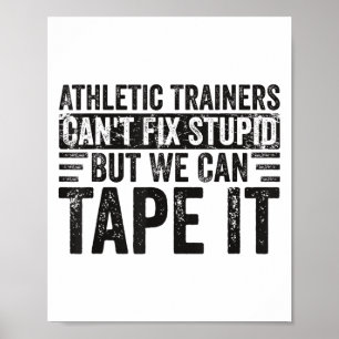 Athletische Trainer können die Medizin der Sternen Poster