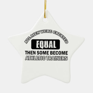 Athletische Trainerentwürfe Keramik Ornament