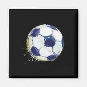 Athletischer Fußball Sports Spieler  Magnet