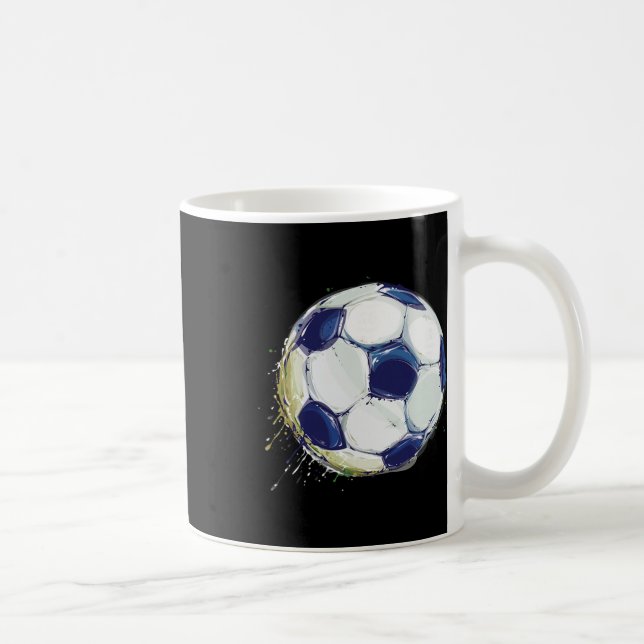 Athletischer Fußballspieler  Kaffeetasse (Rechts)