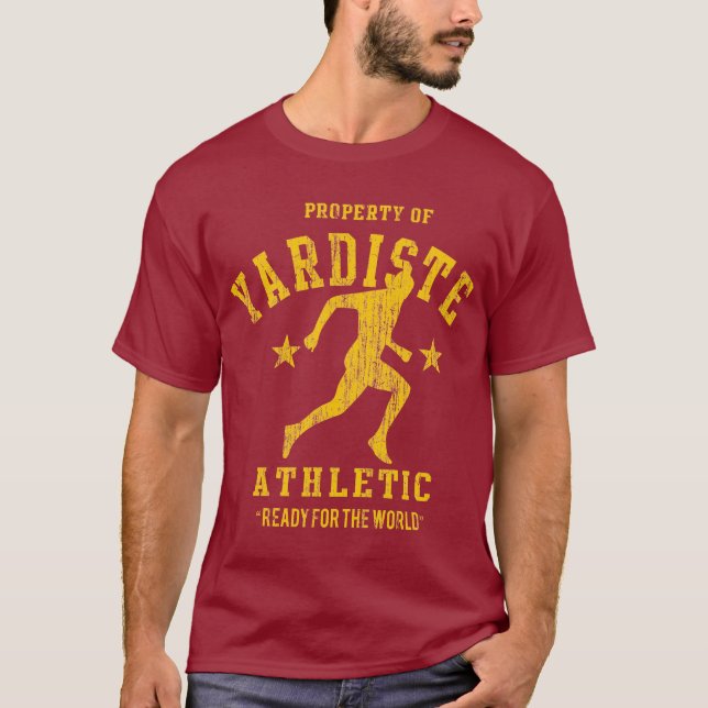 athletisches dist Abteilung yardiste Gelbs 2012 T-Shirt (Vorderseite)