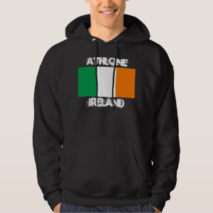 Athlone, Irland mit irischer Flagge Hoodie