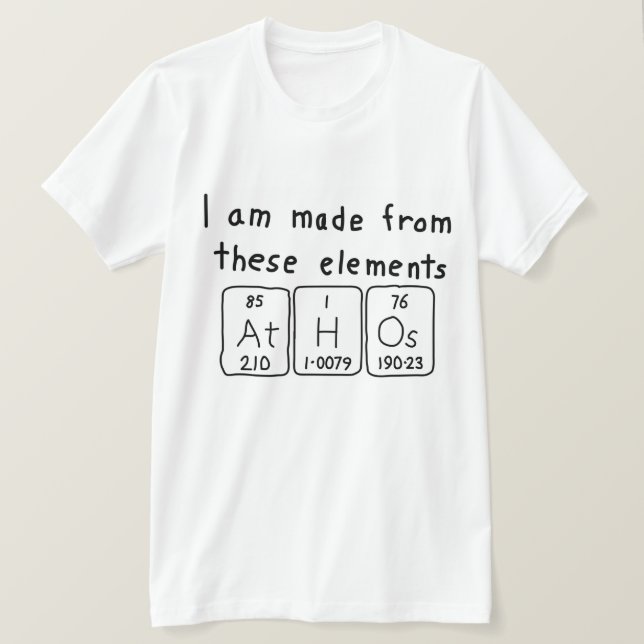 Athos Periodenname Shirt (Design vorne)