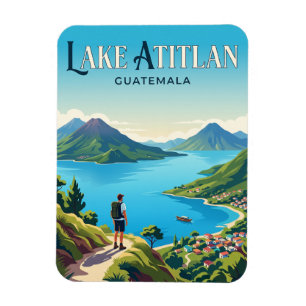 Atitlán-See Guatemala Magnet