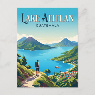 Atitlán-See Guatemala Postkarte